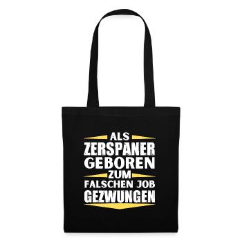 Machinist landed in the wrong job - Tote Bag - black - Front