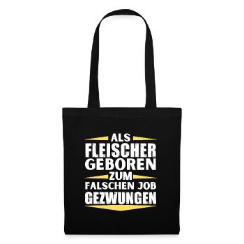Butcher a décroché le mauvais emploi - Sac en tissu - noir - Devant