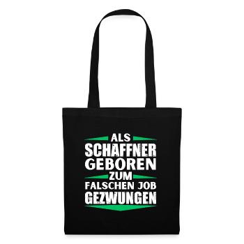 Conductor landed in the wrong job - Tote Bag - black - Front