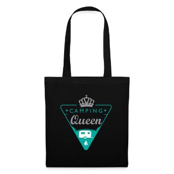 Camping Shirt Queen - Tote Bag - black - Front
