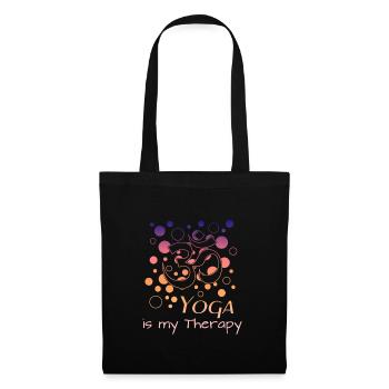 Yoga - Stoffbeutel - Schwarz - Vorne