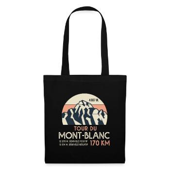 Wandern Mont Blanc Sport Wandern - Stoffbeutel - Schwarz - Vorne