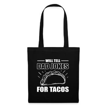 Dad Joke Father's Day Funny Sayings - Tote Bag - black - Front