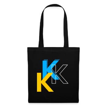 Letter K - Tote Bag - black - Front