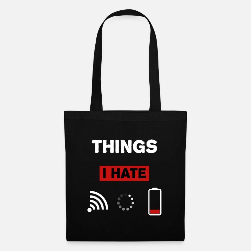 Gaming WLAN Gamer Geschenkidee - Stoffbeutel - Schwarz