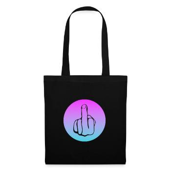 fuck off, fuck you, fucking, fuck - Stoffbeutel - Schwarz - Vorne