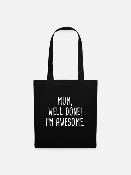 Mother Mom Mom Birthday Gift - Tote Bag - black