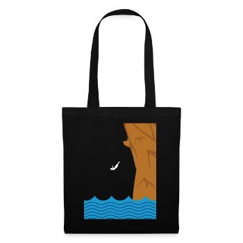 Cliff Diver Cliff Diver gift idea - Tote Bag - black - Front