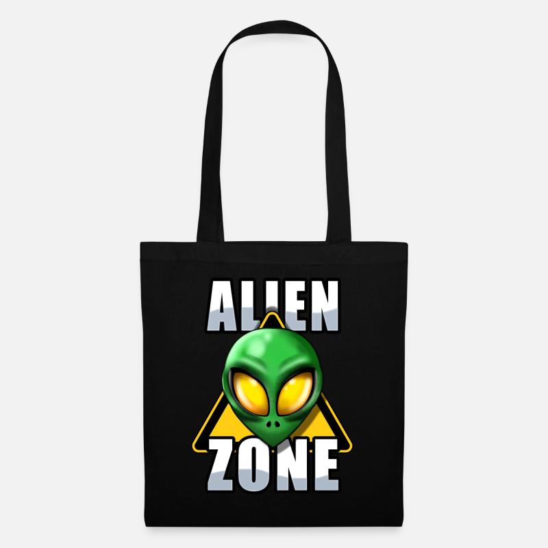 Zone extra-terrestre - Sac en tissu - noir