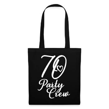 70 Party Crew 70th Birthday Party 70 Years Old - Tote Bag - black - Front