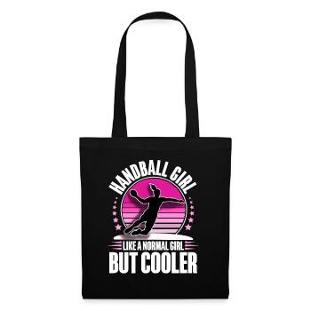 Handballeur handballeur - Sac en tissu - noir - Devant