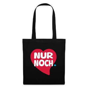 nur noch dieses - Stoffbeutel - Schwarz - Vorne