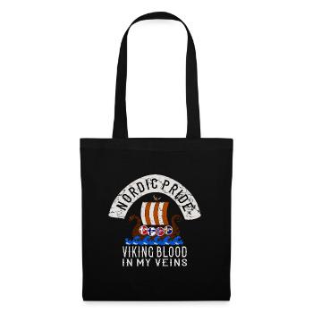 Nordic Pride Scandinavia Scandinavian Viking - Tote Bag - black - Front