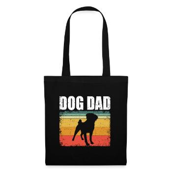 Dog Dad Pug Dog | Pug Lovers - Tote Bag - black - Front
