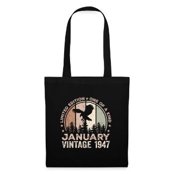 Incomparable since January 1947 77 Anniversary - Tote Bag - black - Front