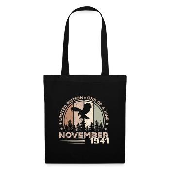Incomparable depuis novembre 1941 83 Anniversaire - Sac en tissu - noir - Devant