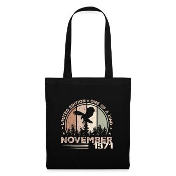 Incomparable depuis novembre 1971 53 Anniversaire - Sac en tissu - noir - Devant