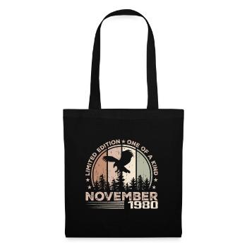 Incomparable since November 1980 44 Anniversary - Tote Bag - black - Front