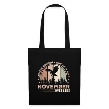 Incomparable depuis novembre 2000 24 Anniversaire - Sac en tissu - noir - Devant