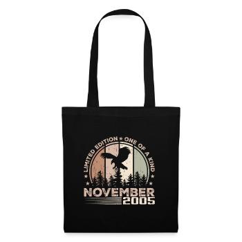 Incomparable depuis novembre 2005 19 Anniversaire - Sac en tissu - noir - Devant