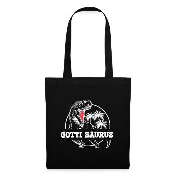 Gotti Saurus Gotti Schweiz Patentante - Stoffbeutel - Schwarz - Vorne