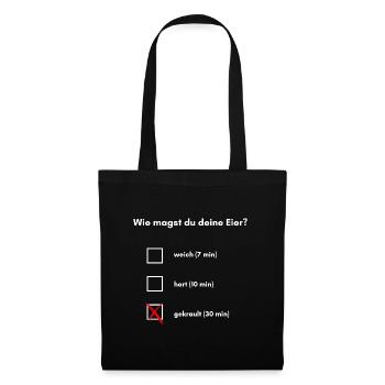 How do you like your eggs? - Tote Bag - black - Front