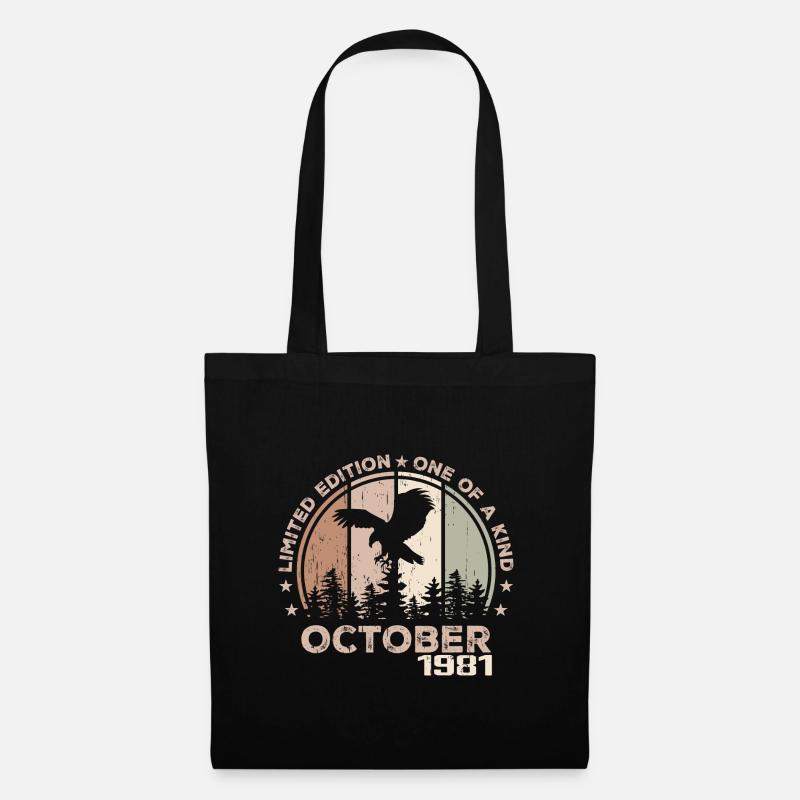 Incomparable since October 1981 43 Anniversary - Tote Bag - black