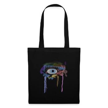 Eyes Art Color Colorful Tears Illustration - Tote Bag - black - Front