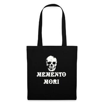 Memento Mori Skull Skull Gothic - Tote Bag - black - Front