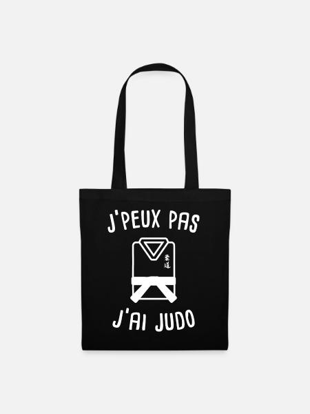 J'peux pas j'ai judo - Sac en tissu - noir