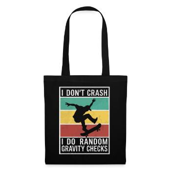 Skateboarding Skater Skateboard Skateboarder - Tote Bag - black - Front