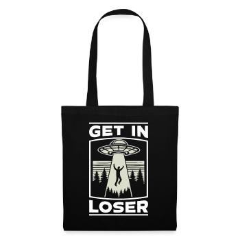 Alien UFO Aliens Außerirdischer - Tote Bag - black - Front
