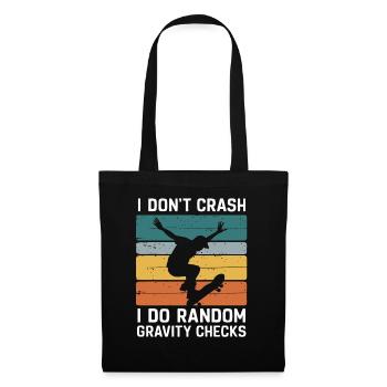 Skateboarding Skater Skateboard Skateboarder - Tote Bag - black - Front