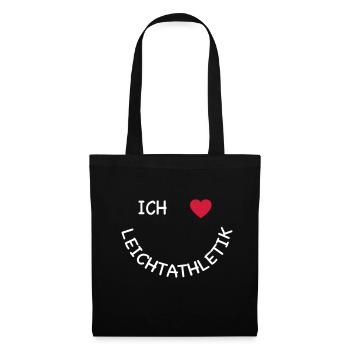 Leichtathletik - Stoffbeutel - Schwarz - Vorne