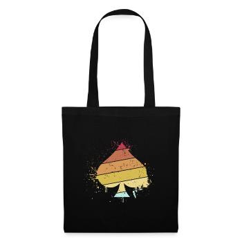Vintage Spade Poker Game | Card Player - Tote Bag - black - Front
