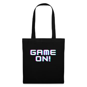Game On - Stoffbeutel - Schwarz - Vorne