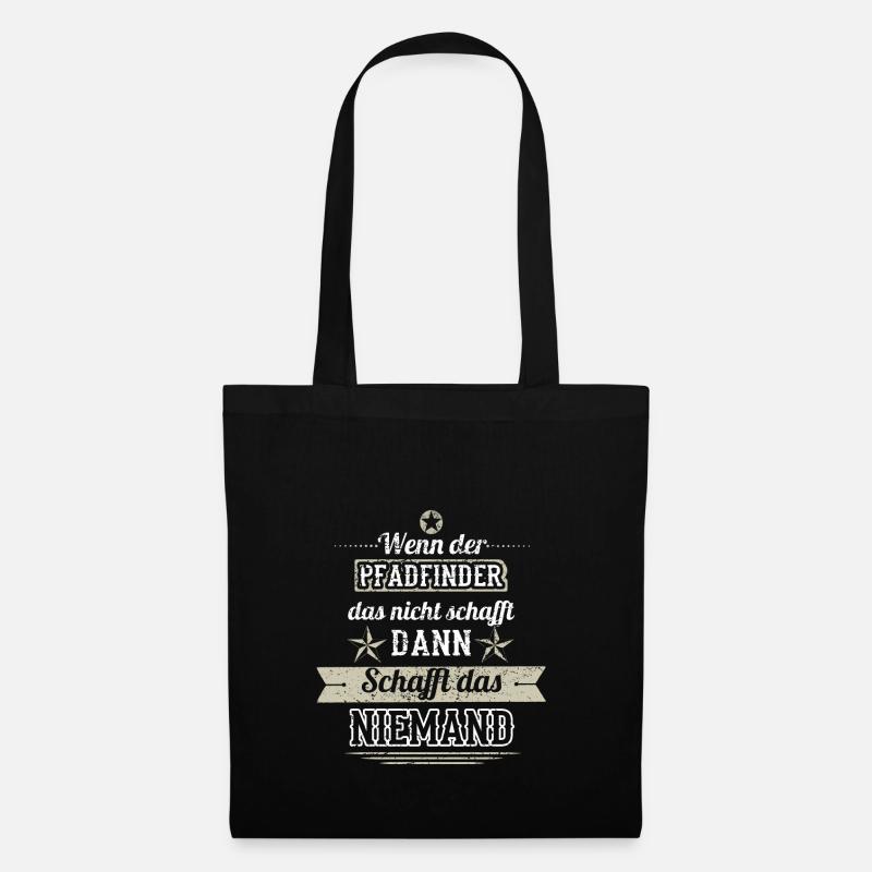 GESCHENK SCHAFFT DAS KEINER Pfadfinder - Stoffbeutel - Schwarz