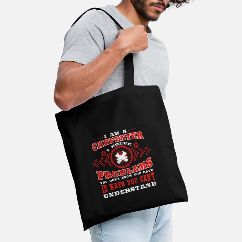 gift solve problems know CARPENTER Stoffbeutel
