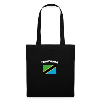 J'adore les racines d'amour de la maison de la maison TANZANIE - Sac en tissu - noir - Devant
