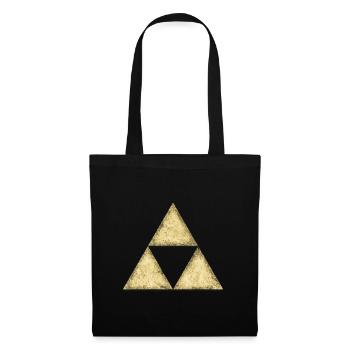 Triforce, Triangle, Triforce, Math, Geometry - Tote Bag - black - Front