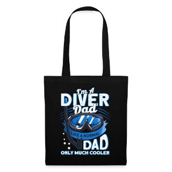 Scuba diving diver diving gift - Tote Bag - black - Front