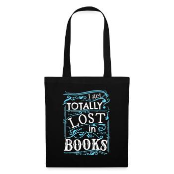 I Get Totally Lost In Books - Tote Bag - black - Front