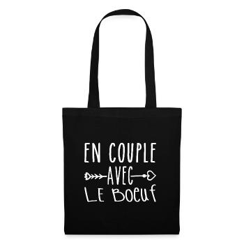 Couples with Ox, Ox Fans Gift - Tote Bag - black - Front