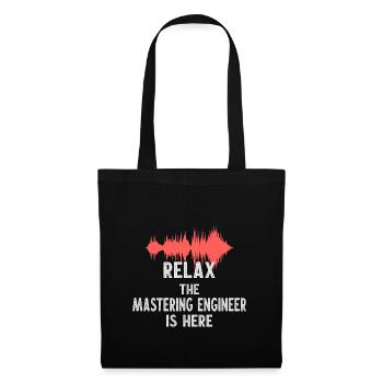 Mastering Master AudioTonmeister Tontechnik - Stoffbeutel - Schwarz - Vorne