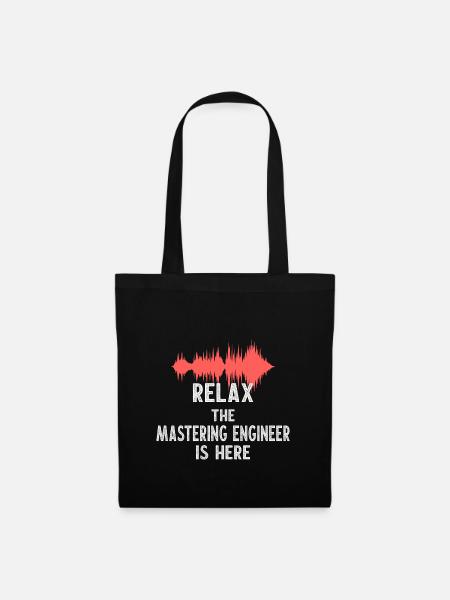 Mastering Master AudioTonmeister Tontechnik - Stoffbeutel - Schwarz