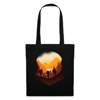 Climbing Mountaineering Mountains Gift Birthday - Tote Bag - black - Front
