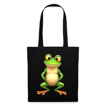Frog Costume Tree Frog Funny Red-Eyed Tree Frog - Tote Bag - black - Front