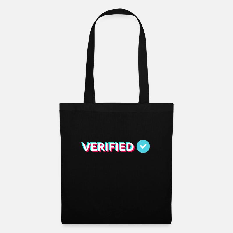 Verified TikTok - Stoffbeutel - Schwarz