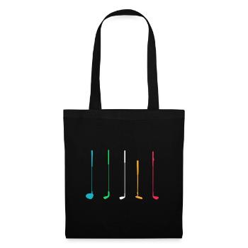 Golf Golf Club Golf Golf Joueurs de golf - Sac en tissu - noir - Devant