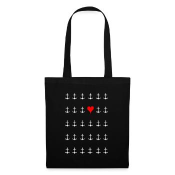 Much love and still sea anchor - Tote Bag - black - Front